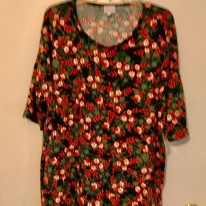 NWT LaluRoe Floral Blouse 2XL